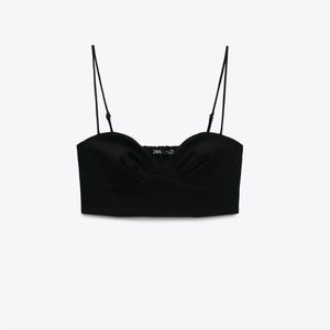 Zara Bustier Crop Top